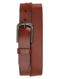 Flat Edge Leather Belt