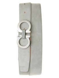 Double Gancio Suede Belt